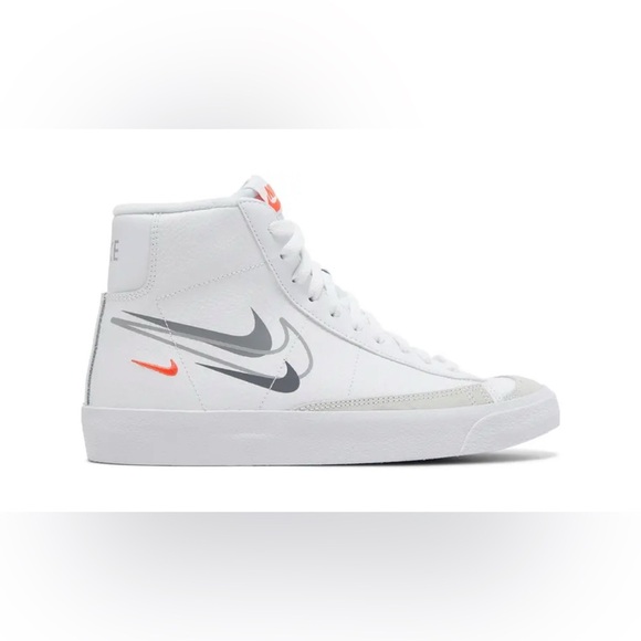 Nike Blazer Mid ’77 SE “Multi-Swoosh” – White / Multi | Youth 5.5 Women’s 7 - Picture 3 of 11